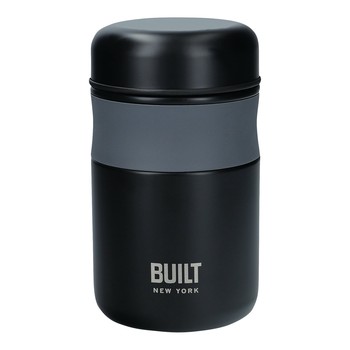 BUILT INSULATED 490ML BLACK FOOD FLASK