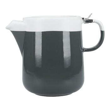 COOL GREY CERAMIC 1.2 LITRE INFUSER TEAPOT