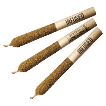 Peach Rizz Infused Pre-Rolls | 3-pack x 0.5g