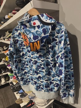 Bape Zip Up Blue M • Pre-Owned [2734] - view 3