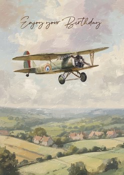 GBCC - Airplane Greetings Card (D)