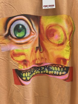 FW21 Supreme Face Tee 'Peach' • Pre-Owned [7732] - view 2