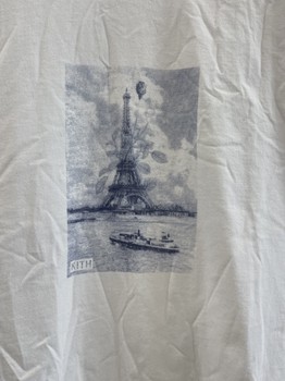 Kith Floral Navy Eiffel Tee • Pre-Owned [0082] - photo 4