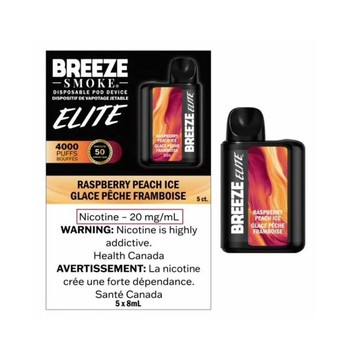 Breeze Elite 4000 - Raspberry Peach Ice