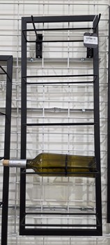 Black Wine Rack Holds 5 Bottles