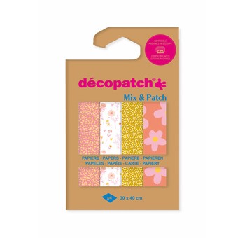 Decopatch Mix and Patch - Assortment of 4 Sheets 30x40cm