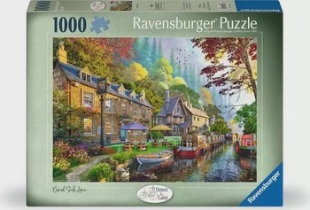 Ravensburger - Down the Lane No. 6: Canal Side Lane 1000 Piece Puzzle - 12001981