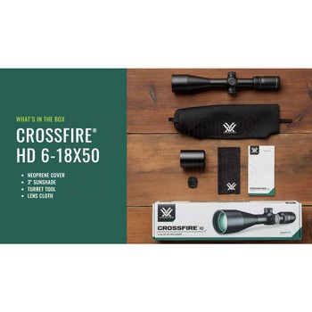 Vortex Crossfire HD 6-18x50 Wide Range Plex