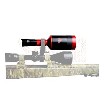 Sniper Hog Lights Coyote Cannon Light + Predator Pro Mount + Batteries + Charger White LED