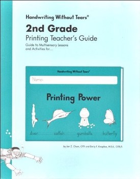 HWT Printing Power Teacher's Guide- 2nd Grade
