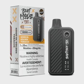 Flavour Beast Mode Max 18K - Good Ol Golden Tobacco