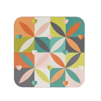 CARNABY PETAL SQUARE COASTERS - PACK OF 4