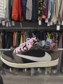 Air Jordan 1 Retro Low Original SP Travis Scott Mocha NO BOX  Pre-Owned [5806] - view 2