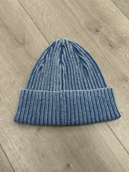 SS21 Supreme Bleached Rib Beanie Navy • Pre-Owned [6558] - view 2