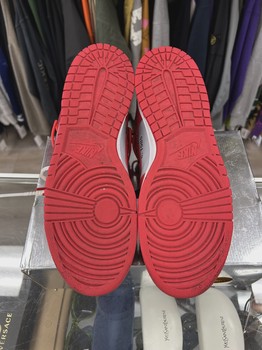 Nike Dunk Low Off-White University Red • Pre-Owned [3894] - photo 4