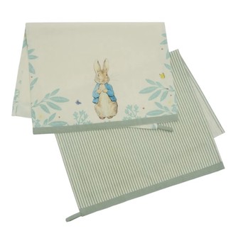 PETER RABBIT DAISY TEA TOWELS - SET OF 2