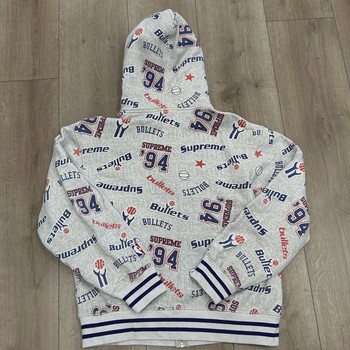 Supreme x Mitchell & Ness Teams Zip Up Hooded Sweatshirt • Pre-Owned [9299] - view 2