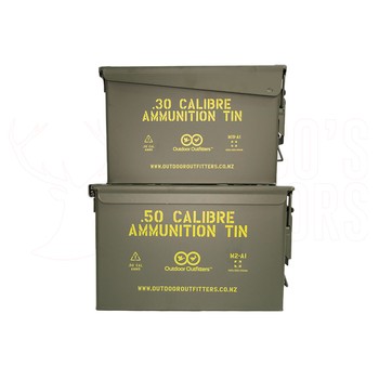 30Cal V2 & 50Cal Lockable Ammunition Tin Combo