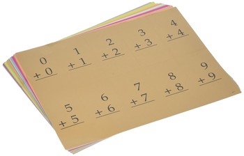 Saxon Math 3 Fact Card Set