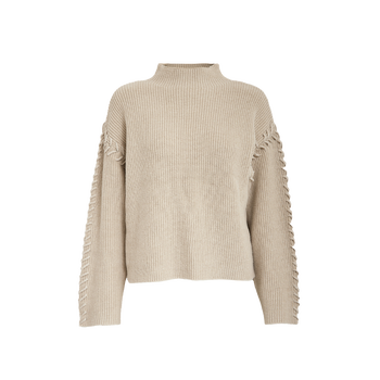 Sylvia Knit Pullover · Sand Gray