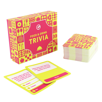 FOOD AND DRINK TRIVIA CARD GAME