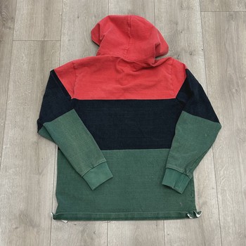 FW15 Supreme Blocked Striped Hooded Rugby • Pre-Owned [6878] - view 7