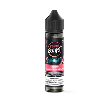 Flavour Beast - STR8 UP Strawberry Banana Iced 60ml Salt