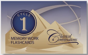 CLASSICAL CONVERSATIONS CYCLE 1 MEMORY WORK FLASHCARDS