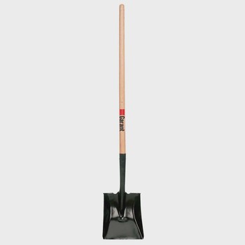 GARANT - Square Point Shovel, Long Wood Handle