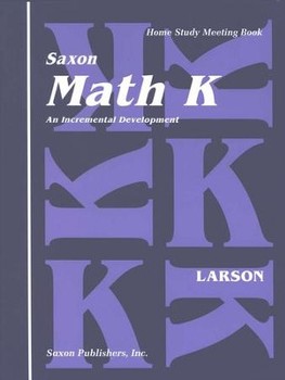 SAXON MATH K MEETING BOOK