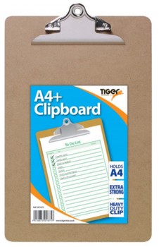 Tiger - Clipboard-A4 Wooden 301875 (D)