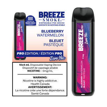 Breeze Pro Zero Nic Breeze Pro Zero Nic - Blueberry Watermelon