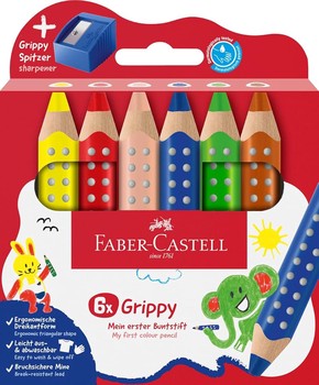 Faber-Castell - Colour Pencil Grippy with Sharpener