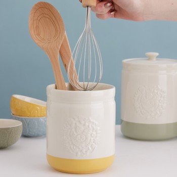 MASON CASH 'HOME TO ROOST' UTENSIL JAR