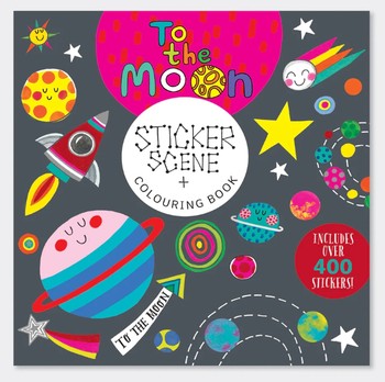 Rachel Ellen - To The Moon Sticker & Colour - SCENE01