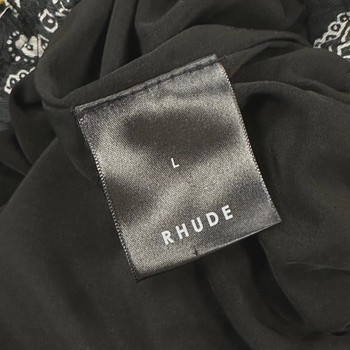 Rhude Navy Bandana Shorts • Pre-Owned [1267] - view 4