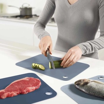 JOSEPH JOSEPH POP 3 PIECE CHOPPING MAT SET - BLUE
