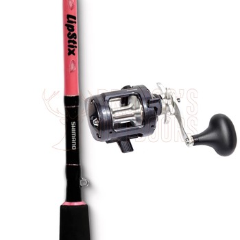 Shimano Lipstix Rod 6'6" 8-15kg + Shimano Tekota 500 A-HG Overhead Reel