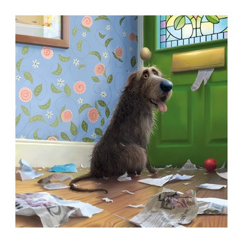 The Art File - Dog & Post Card