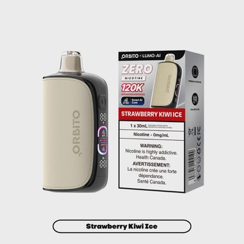 Orbito Lumo AI Zero Nicotine 120K - Strawberry Kiwi Ice