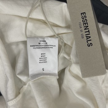 Fear of God Essentials V-Neck 'Cloud Dancer' • Brand New [7944] - view 2