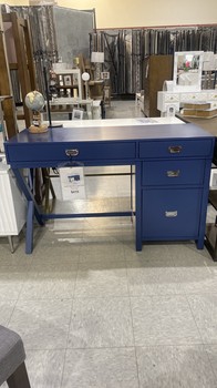 PEGGY NAVY SIDE STORAGE DESK