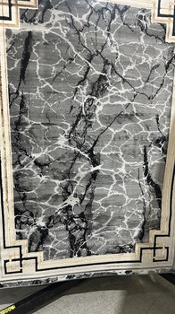 Marble Rug 1041 5x8 black