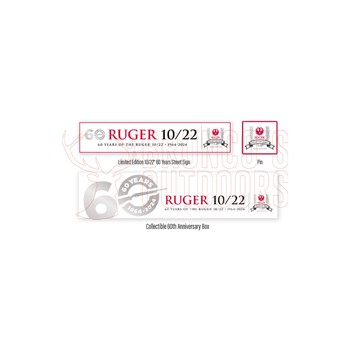 Ruger 10/22 Magpul Hunter X-22 Grey 60th Anniversary .22 LR