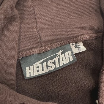 FW25 Hellstar Tribal Zip-Up Hoodie Brown • Pre-Owned [2551] - view 5