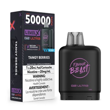 Level X Flavour Beast G2 Ultra 50K Pod - Tangy Berries Iced