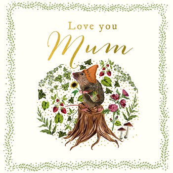 The Art File - Mouse In Hat Mother'S Day - TVM04A