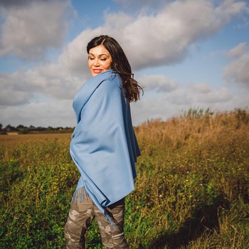 Pashmina French Blue