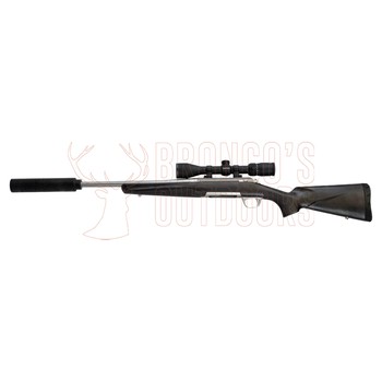 Browning X-Bolt Stainless Steel Stalker 7mm-08 20" Threaded + Vortex Diamondback 4-12x40 BDC + DPT Suppressor