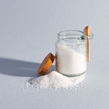 SPICES, SEEDS AND SALT JAR WITH CORK LID AND SPOON